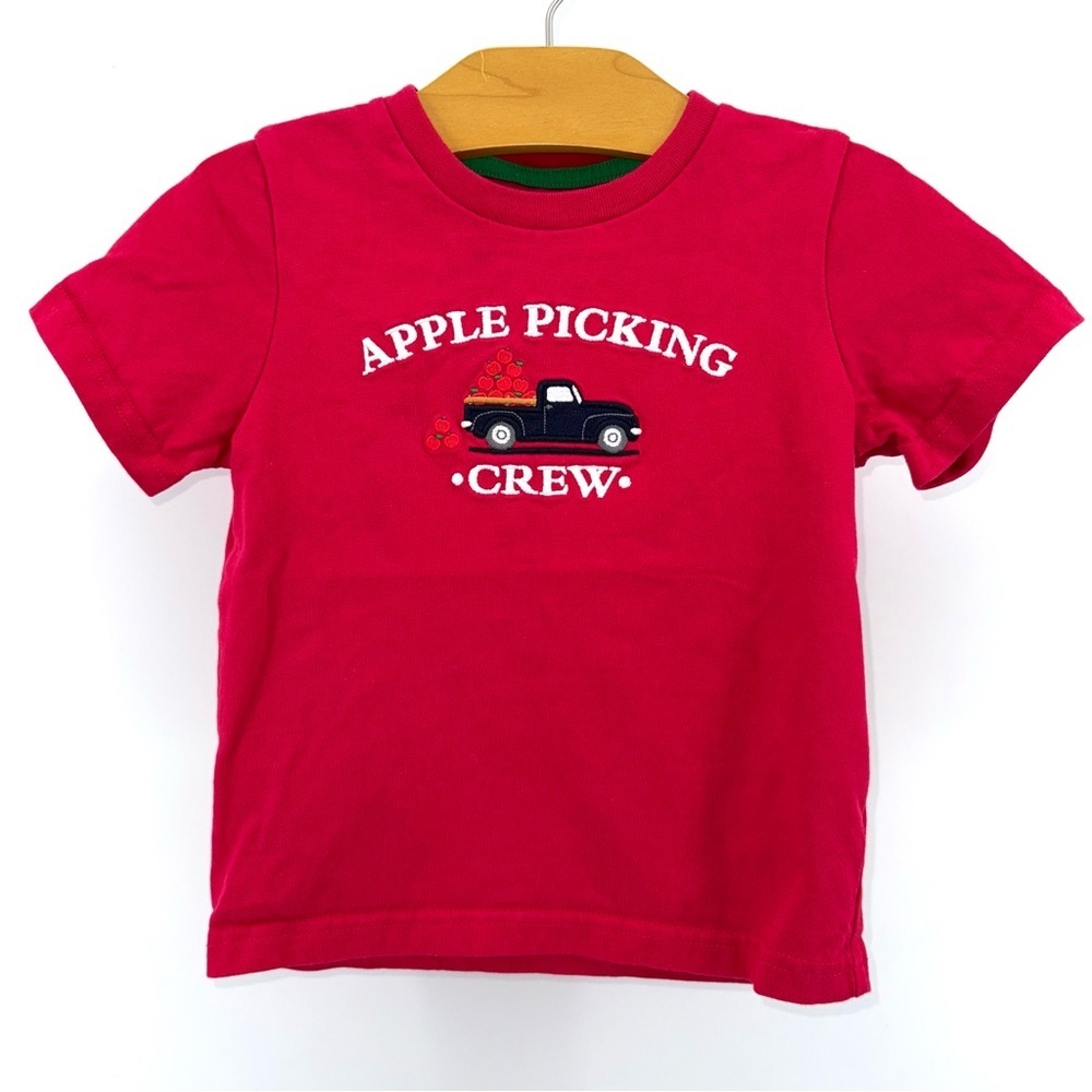 Gymboree Red Apple Picking Crew T-shirt